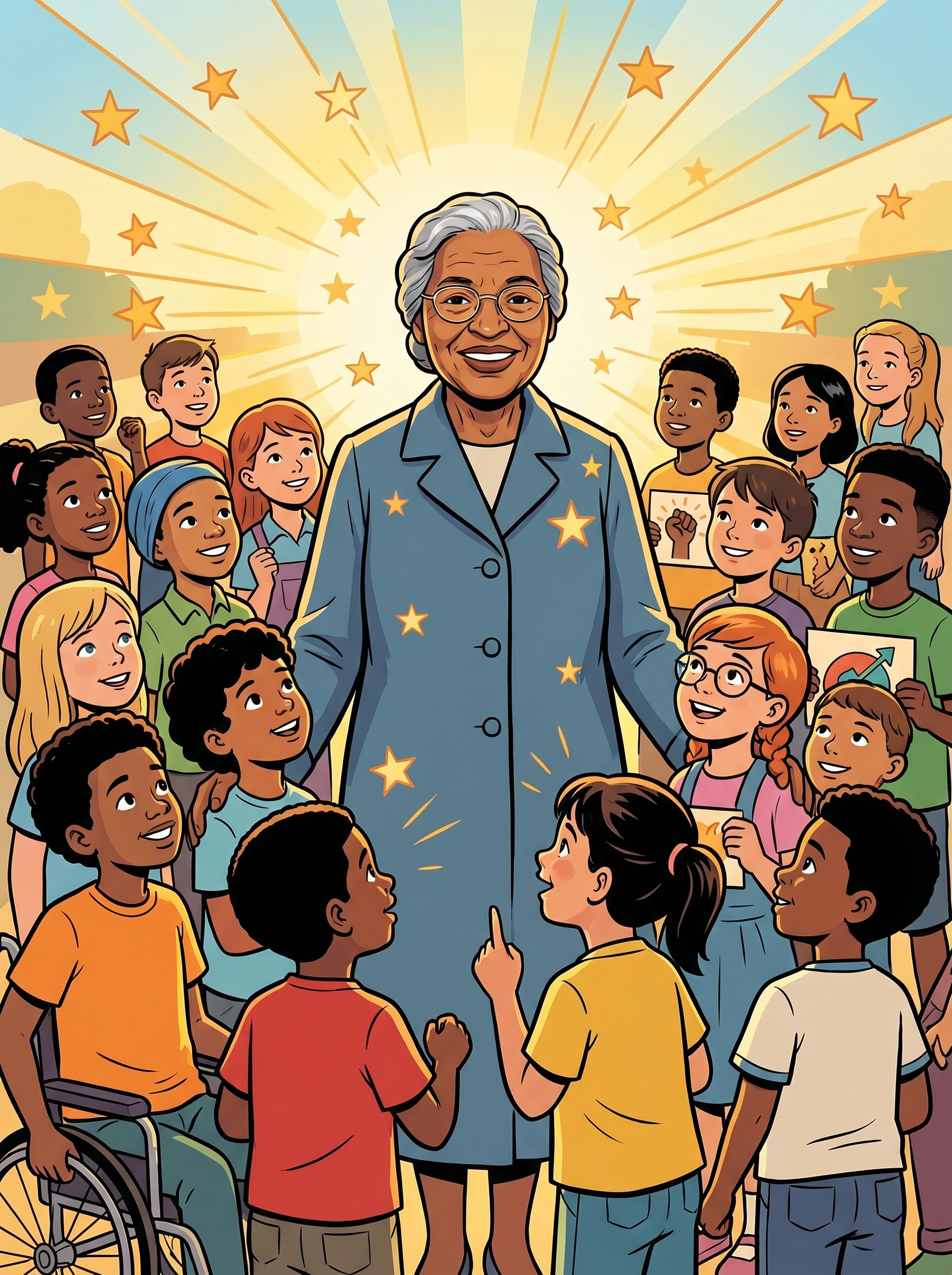 Rosa Parks legacy illustration